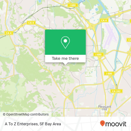 A To Z Enterprises map
