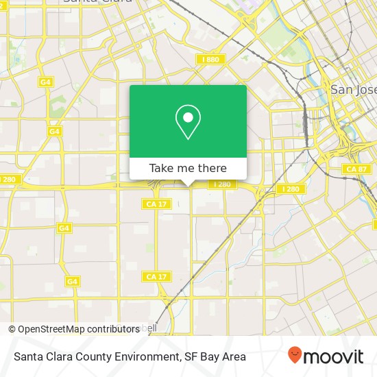 Santa Clara County Environment map