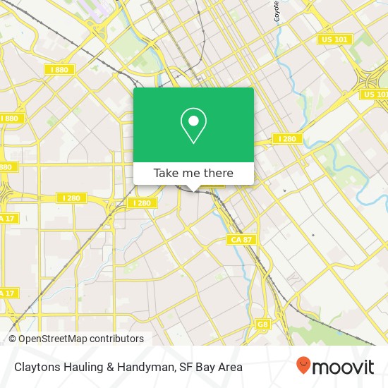 Mapa de Claytons Hauling & Handyman