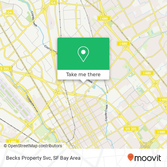 Becks Property Svc map