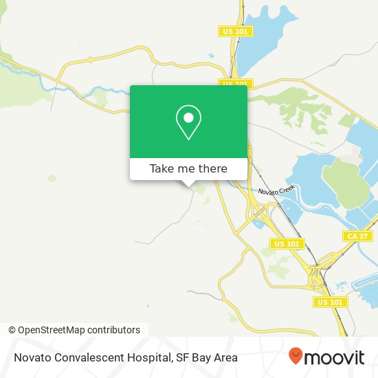 Mapa de Novato Convalescent Hospital