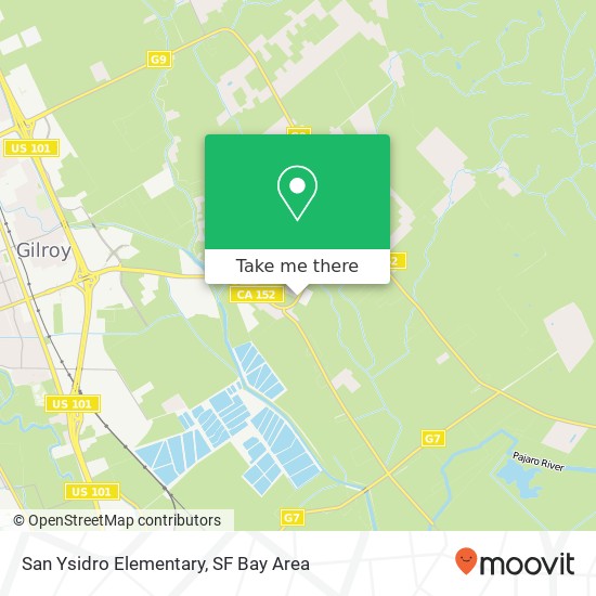 Mapa de San Ysidro Elementary