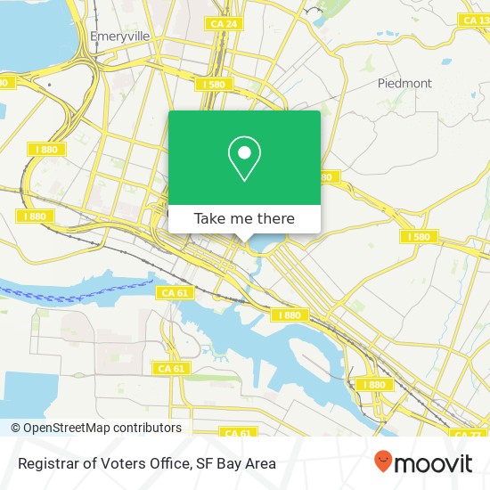 Registrar of Voters Office map