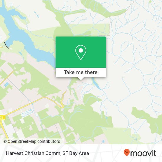 Mapa de Harvest Christian Comm