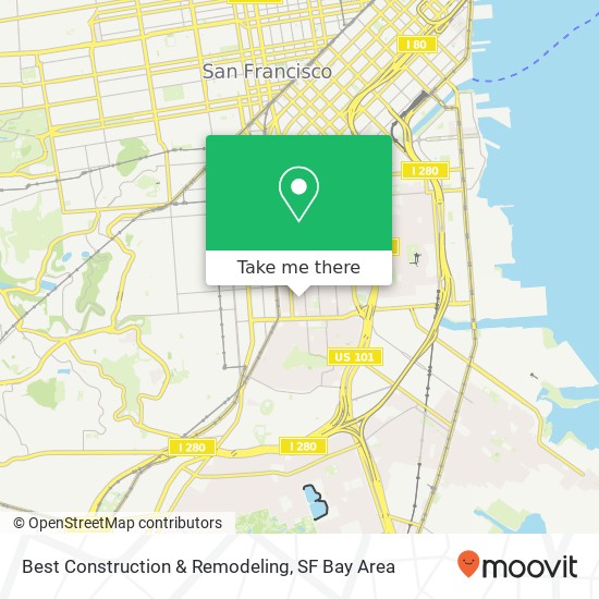 Best Construction & Remodeling map