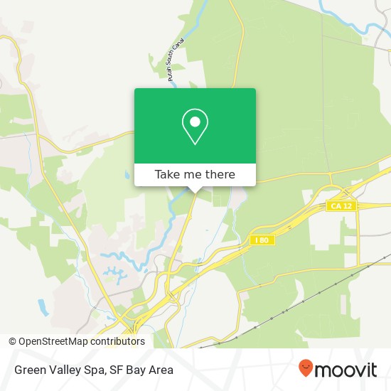 Green Valley Spa map