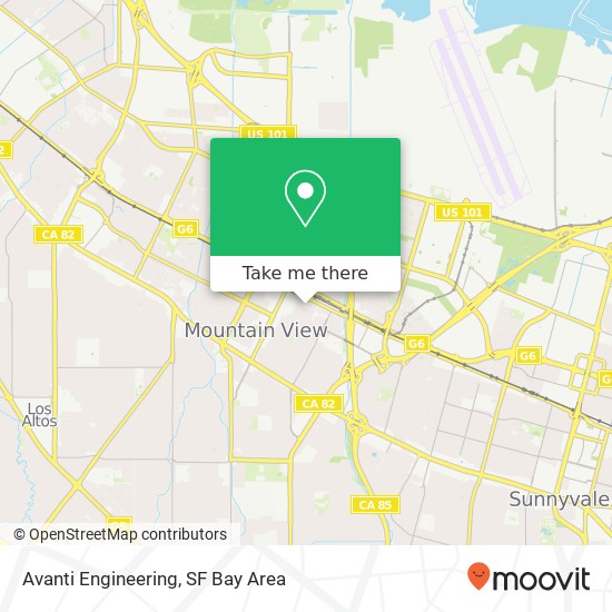 Avanti Engineering map