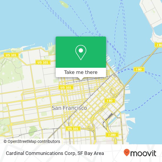 Cardinal Communications Corp map