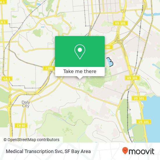 Mapa de Medical Transcription Svc