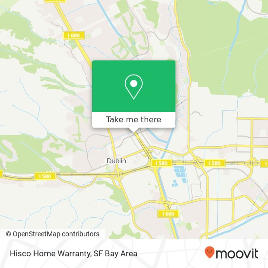 Mapa de Hisco Home Warranty