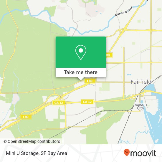 Mini U Storage map