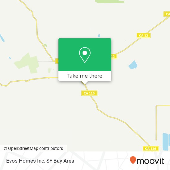 Evos Homes Inc map