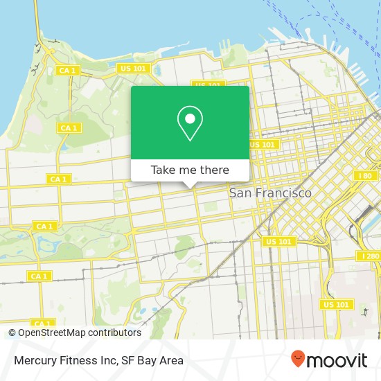 Mercury Fitness Inc map