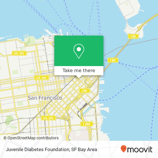 Mapa de Juvenile Diabetes Foundation