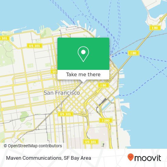 Maven Communications map