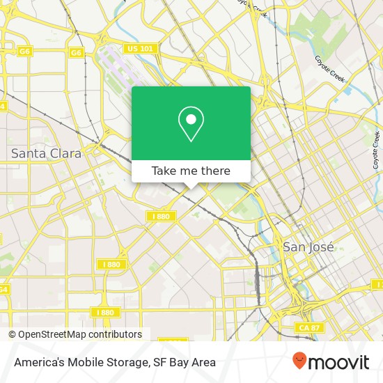 America's Mobile Storage map