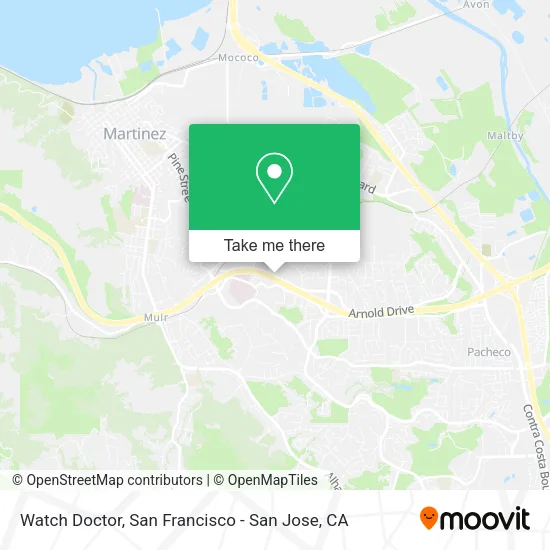 Mapa de Watch Doctor