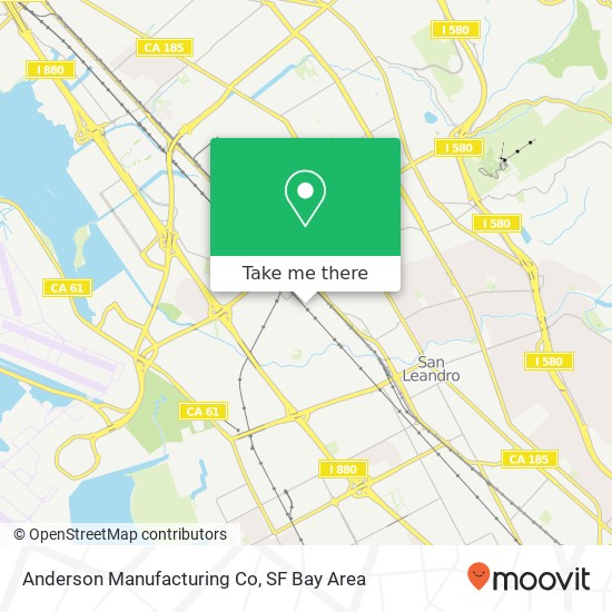 Mapa de Anderson Manufacturing Co