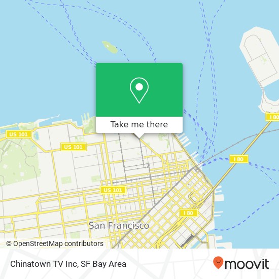 Chinatown TV Inc map