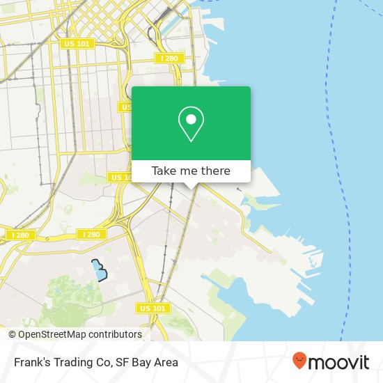 Frank's Trading Co map