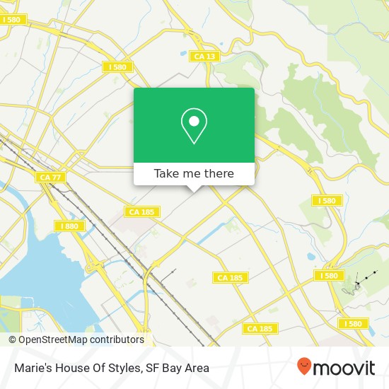 Marie's House Of Styles map