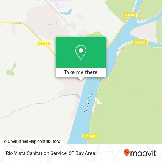 Rio Vista Sanitation Service map