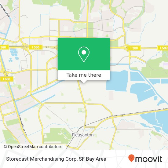 Storecast Merchandising Corp map