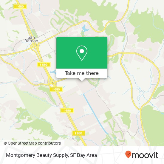 Montgomery Beauty Supply map