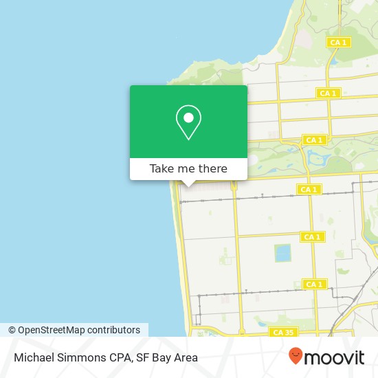 Mapa de Michael Simmons CPA