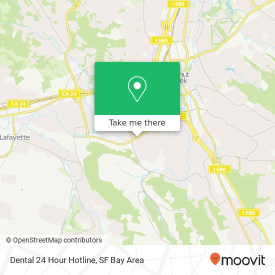 Mapa de Dental 24 Hour Hotline