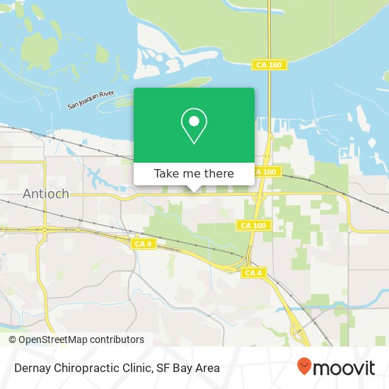 Dernay Chiropractic Clinic map