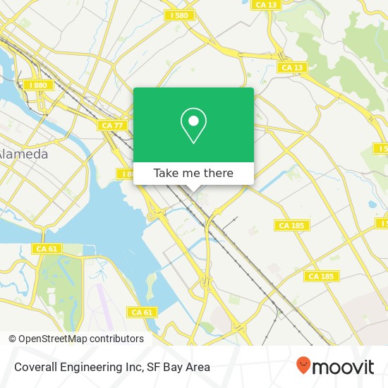 Coverall Engineering Inc map