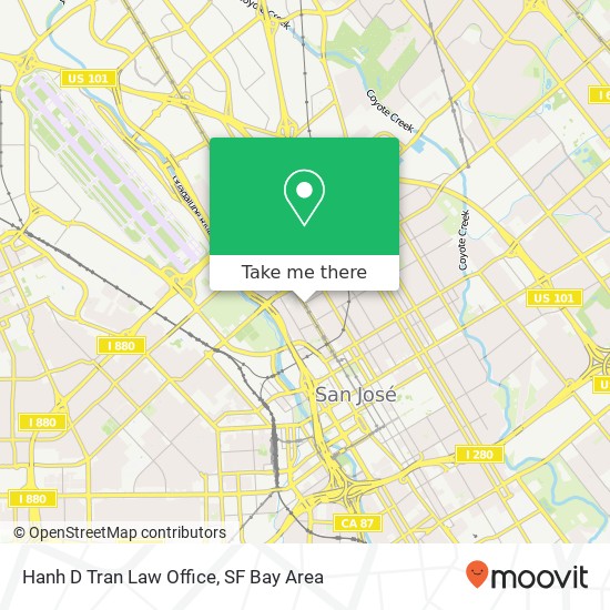 Mapa de Hanh D Tran Law Office