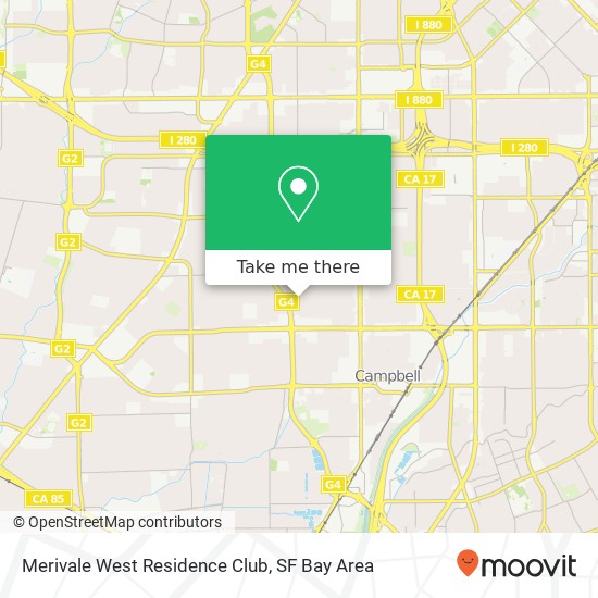 Merivale West Residence Club map