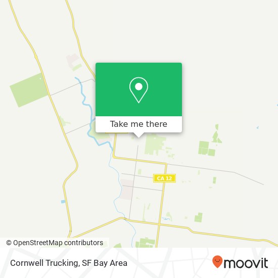 Cornwell Trucking map