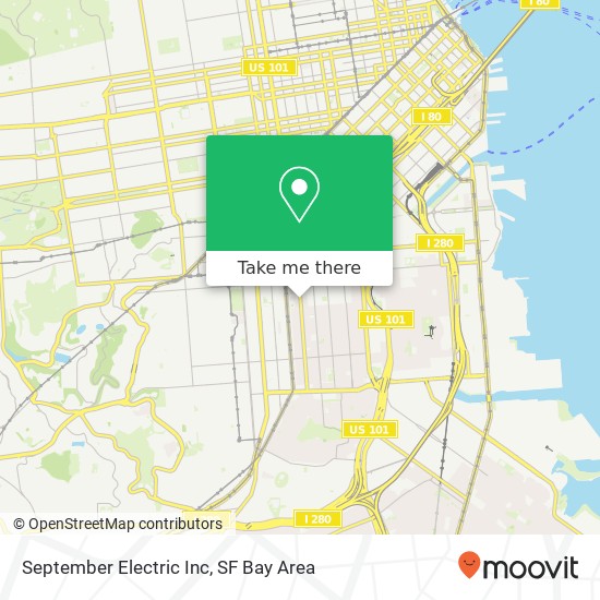 September Electric Inc map