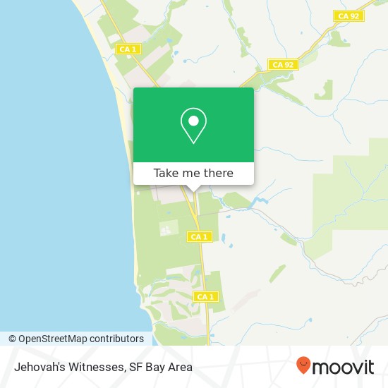 Jehovah's Witnesses map