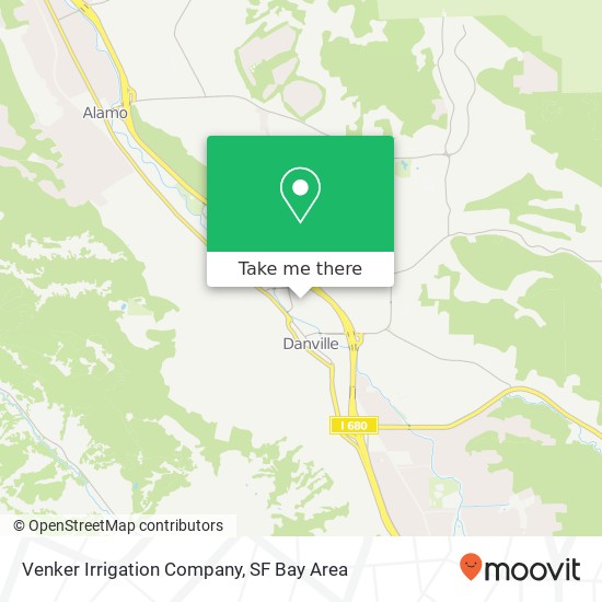 Venker Irrigation Company map