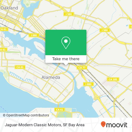 Jaguar-Modern Classic Motors map