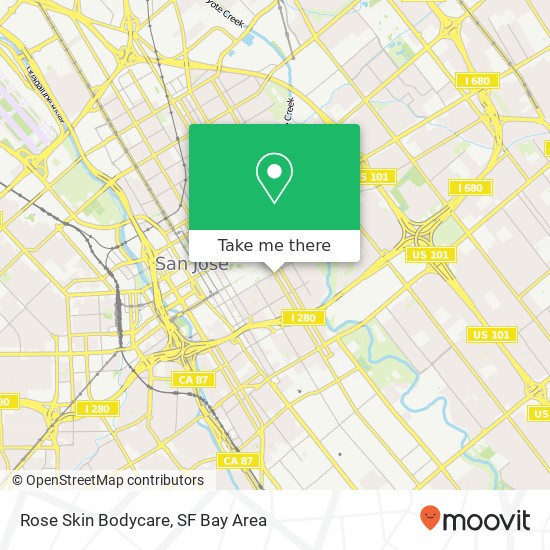 Rose Skin Bodycare map