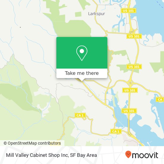 Mill Valley Cabinet Shop Inc map