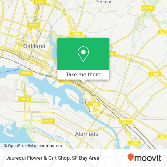 Jaurequi Flower & Gift Shop map