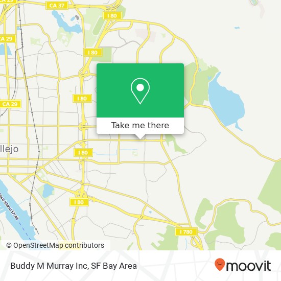 Buddy M Murray Inc map