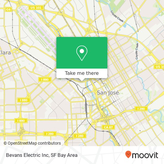 Bevans Electric Inc map