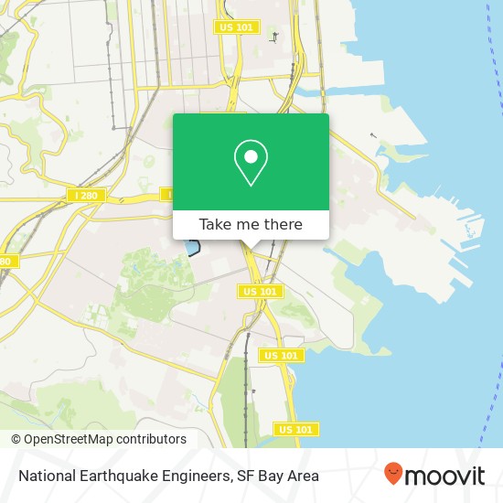 National Earthquake Engineers map