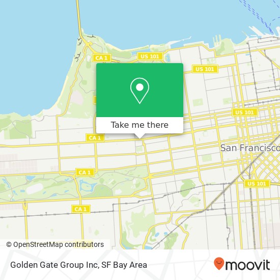Mapa de Golden Gate Group Inc