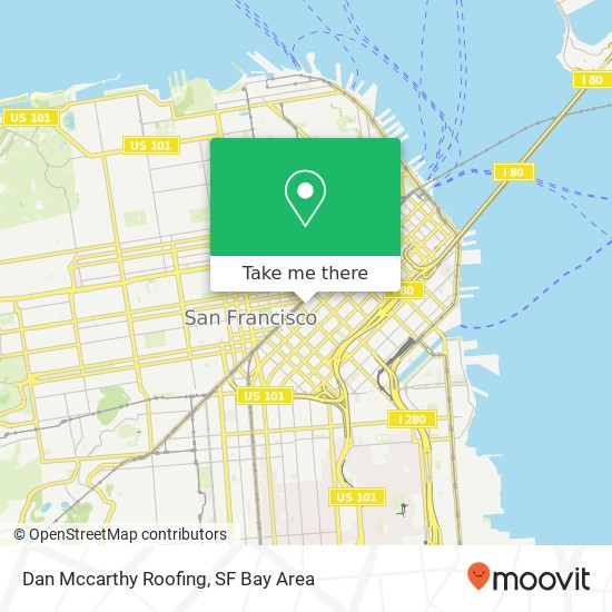 Dan Mccarthy Roofing map