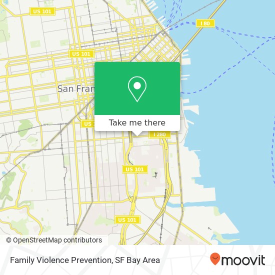 Family Violence Prevention map