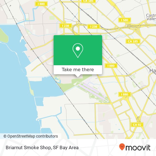 Briarnut Smoke Shop map