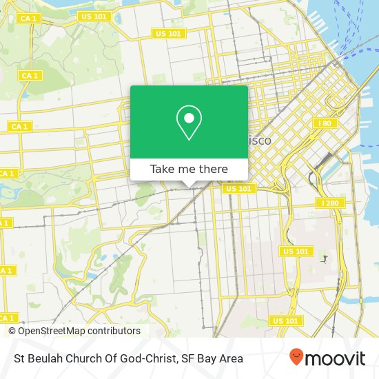 St Beulah Church Of God-Christ map